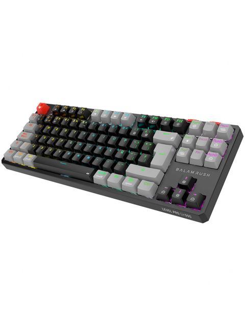 TECLADO GAMER BALAM RUSH LEVEL PRO GK990 LED RGB TKL TECLADO MECANICO OUTEMU RED INALAMBRICO RF INALAMBRICO-BLUETOOTH NEGRO ESPANOL