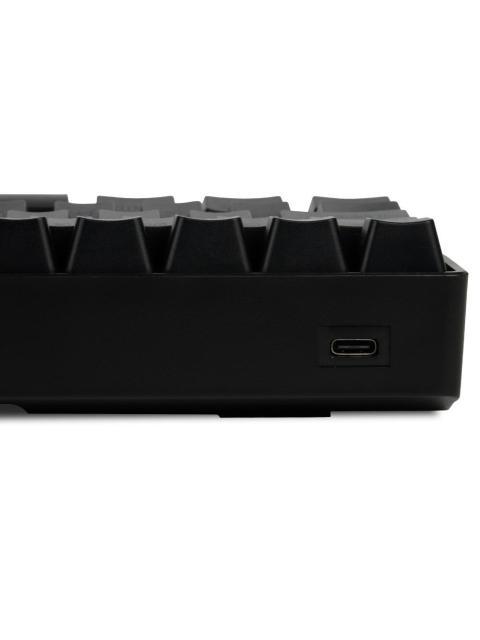 TECLADO GAMER GAME FACTOR KBG560 RGB TECLADO MECANICO SWITCH BLUE ALAMBRICO NEGRO (ESPANOL)