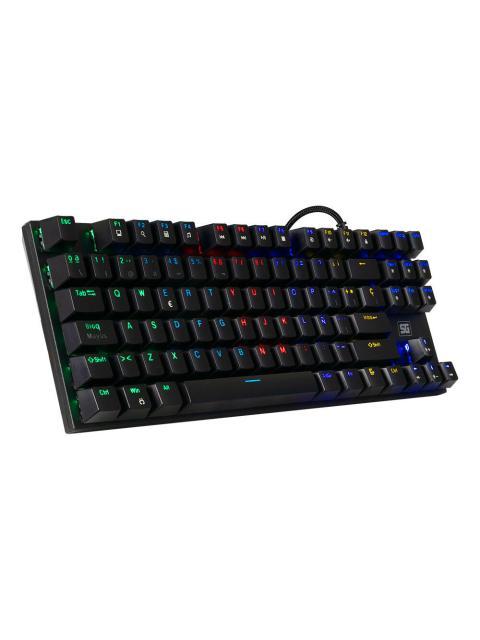 TECLADO GAMER VORAGO KB-600 RGB TKL TECLADO MECANICO ALAMBRICO NEGRO (ESPANOL)