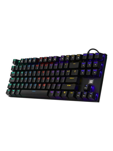 TECLADO GAMER VORAGO KB-600 RGB TKL TECLADO MECANICO ALAMBRICO NEGRO (ESPANOL)