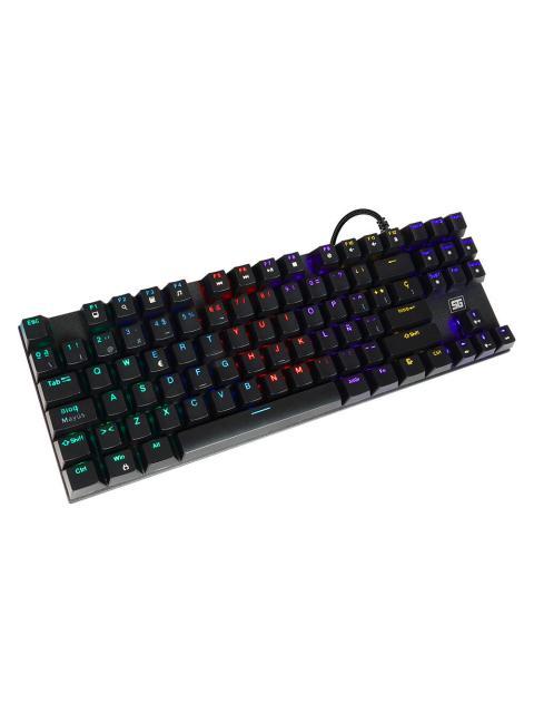 TECLADO GAMER VORAGO KB-600 RGB TKL TECLADO MECANICO ALAMBRICO NEGRO (ESPANOL)