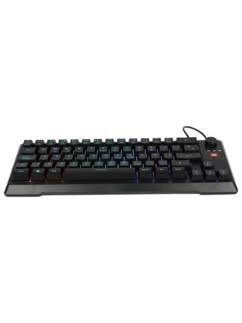 TECLADO GAMER VORAGO START THE GAME KB-506 RGB ALAMBRICO NEGRO (ESPANOL)