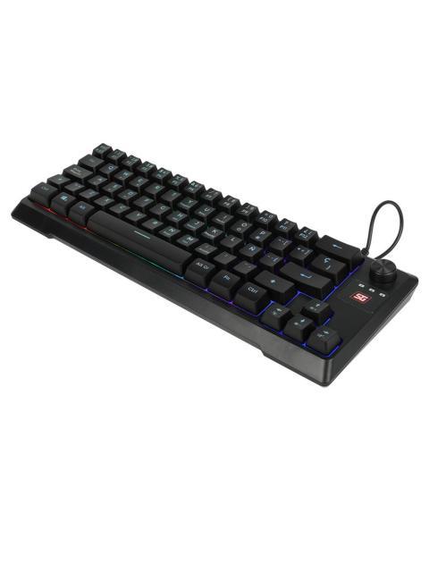 TECLADO GAMER VORAGO START THE GAME KB-506 RGB ALAMBRICO NEGRO (ESPANOL)