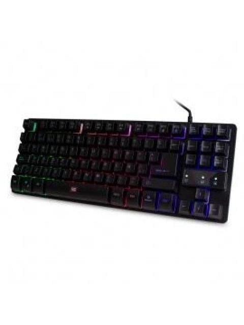 TECLADO GAMER VORAGO START THE GAME RGB ALAMBRICO NEGRO (ESPANOL)