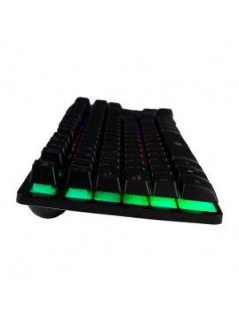 TECLADO GAMER VORAGO START THE GAME RGB ALAMBRICO NEGRO (ESPANOL)