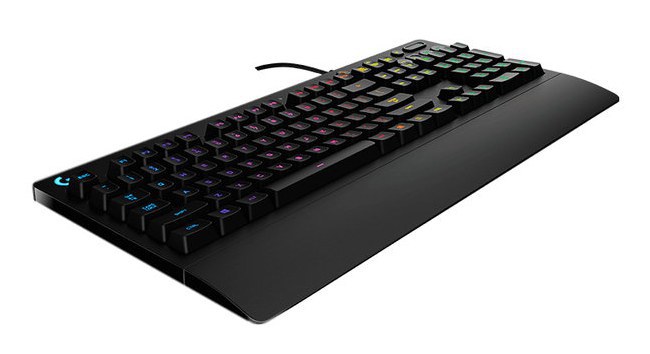 TECLADO GAMER LOGITECH G213 PRODIGY LED RGB ALAMBRICO NEGRO (INGLES)
