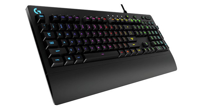 TECLADO GAMER LOGITECH G213 PRODIGY LED RGB ALAMBRICO NEGRO (INGLES)