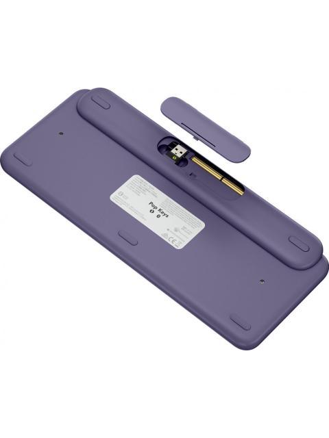 TECLADO LOGITECH POP KEYS TECLADO MECANICO INALAMBRICO MORADO (INGLES)