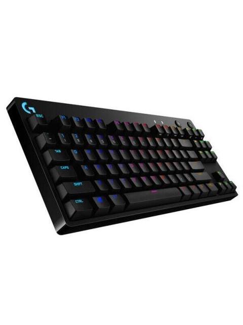 LOGITECH TECLADO GAMER G PRO RGB MECANICO SWITCH GX BLUE ALAMBRICO NEGRO (INGLES)