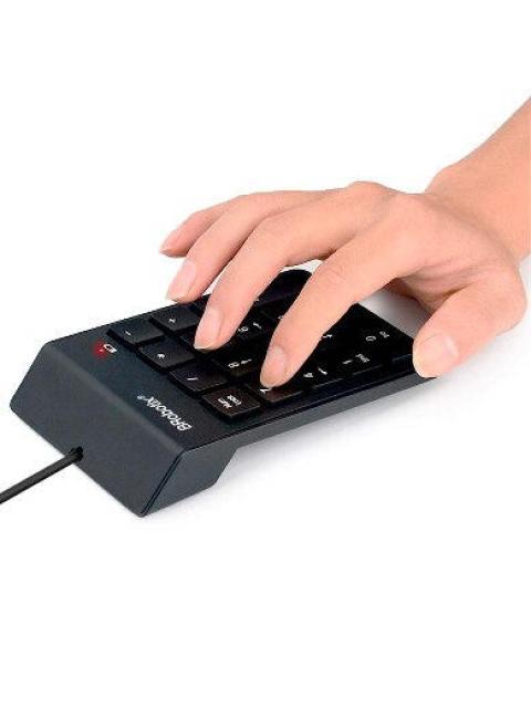 BROBOTIX TECLADO NUMERICO 963234 ALAMBRICO USB NEGRO
