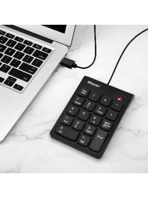 BROBOTIX TECLADO NUMERICO 963234 ALAMBRICO USB NEGRO