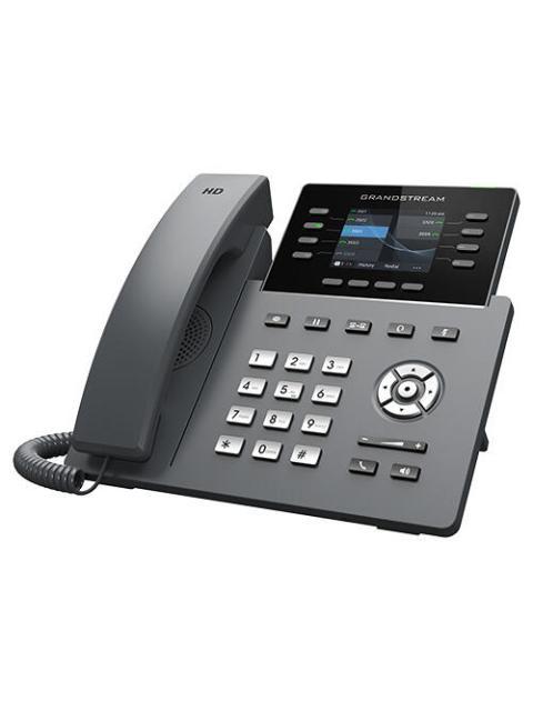 TELEFONO IP PROFESIONAL CARRIER DE 8 LINEAS CON 6 CUENTAS SIP WIFI BLUETOOTH GDMS GIGABIT CON POE