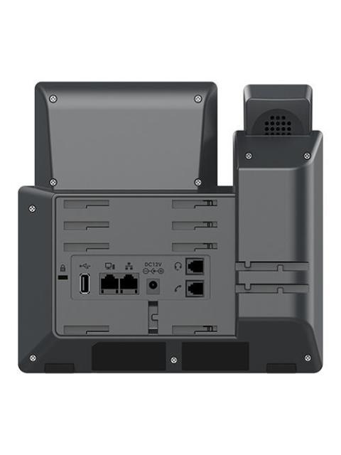 TELEFONO IP PROFESIONAL CARRIER DE 8 LINEAS CON 6 CUENTAS SIP WIFI BLUETOOTH GDMS GIGABIT CON POE