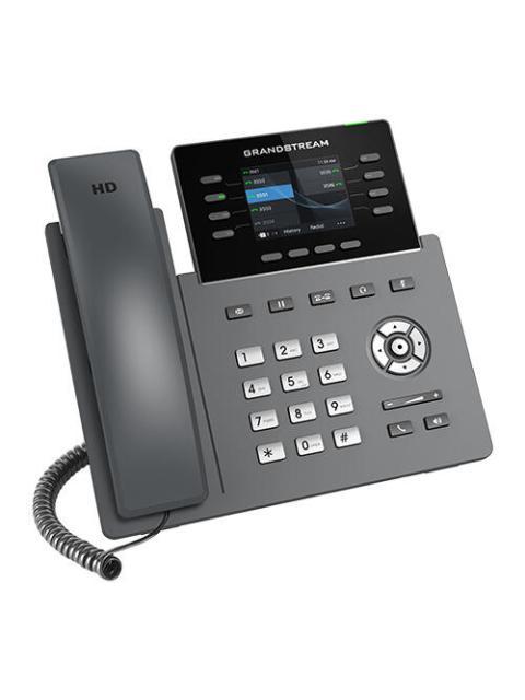 TELEFONO IP PROFESIONAL CARRIER DE 8 LINEAS CON 6 CUENTAS SIP WIFI BLUETOOTH GDMS GIGABIT CON POE