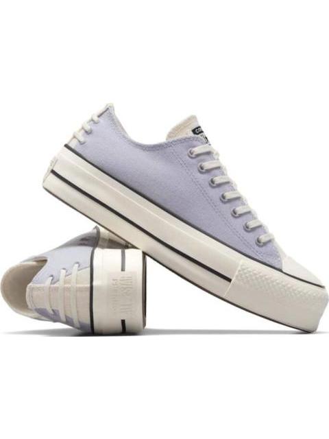 TENIS CASUAL CHUCK TAYLOR ALL STAR LIFT PLATFORM CRAFTED LACES LILA CONVERSE