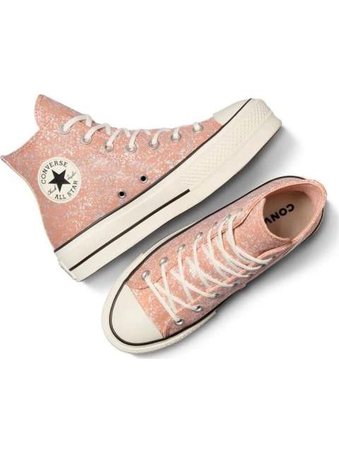 TENIS CASUAL CHUCK TAYLOR ALL STAR LIFT PLATFORM GLITTER ROSA CONVERSE