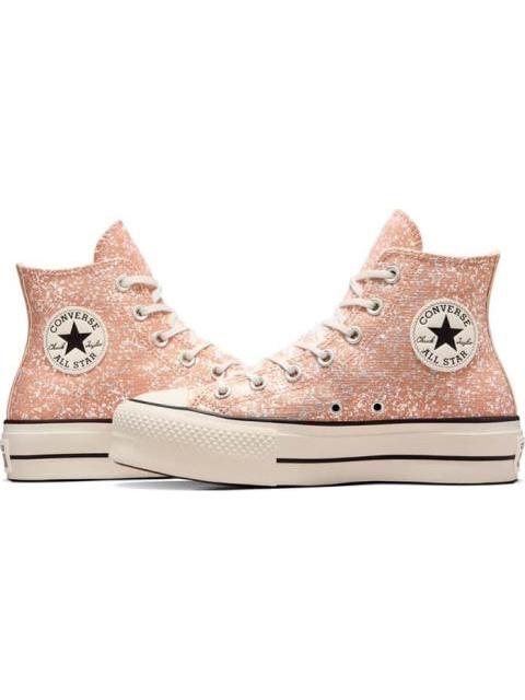 TENIS CASUAL CHUCK TAYLOR ALL STAR LIFT PLATFORM GLITTER ROSA CONVERSE