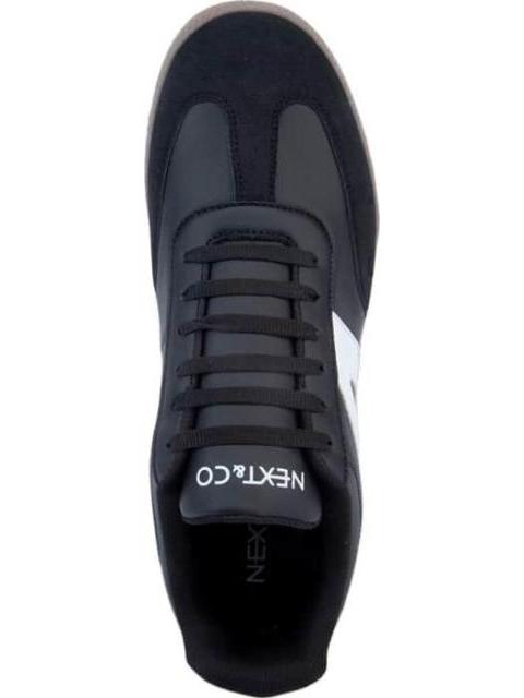 TENIS CASUAL CLASICO BLANCO/NEGRO NEXT CO