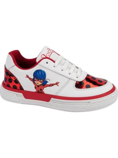 TENIS CASUAL LADYBUG BLANCO MIRACULOUS