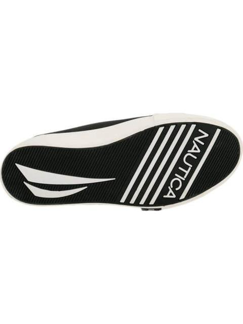 TENIS CASUAL LONA VULCANIZADO NEGRO NAUTICA