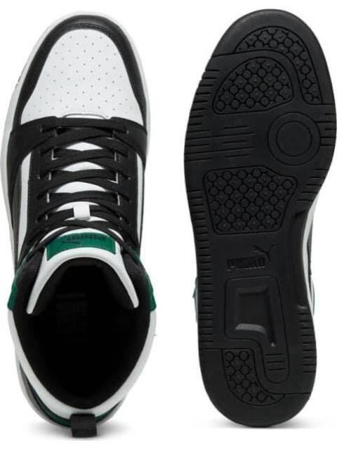 TENIS CASUAL REBOUND V6 BLANCO/NEGRO PUMA