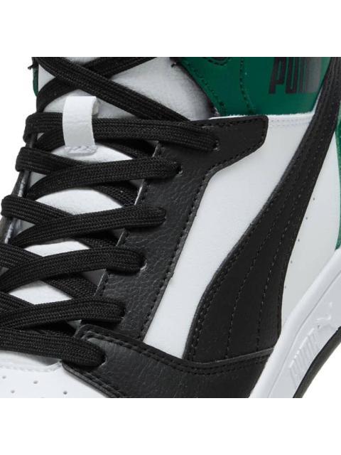 TENIS CASUAL REBOUND V6 BLANCO/NEGRO PUMA