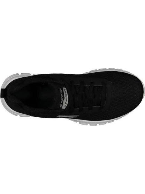TENIS CASUAL SPORT BLANCO/NEGRO SKECHERS1