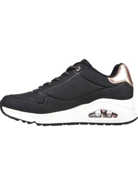 TENIS CASUAL UNO NEGRO SKECHERS1