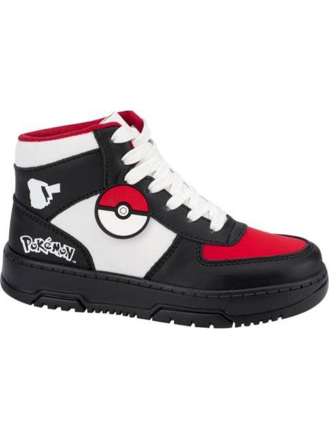 TENIS CASUAL URBANO BOTA POKEMON NEGRO POKEMON