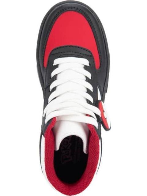 TENIS CASUAL URBANO BOTA POKEMON NEGRO POKEMON