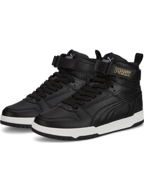 TENIS CASUAL RBD GAME JR BLANCO/NEGRO PUMA