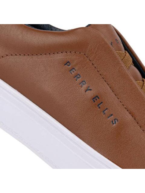 TENIS CASUAL URBANO CAJA CHOCLO CAFE PERRY ELLIS