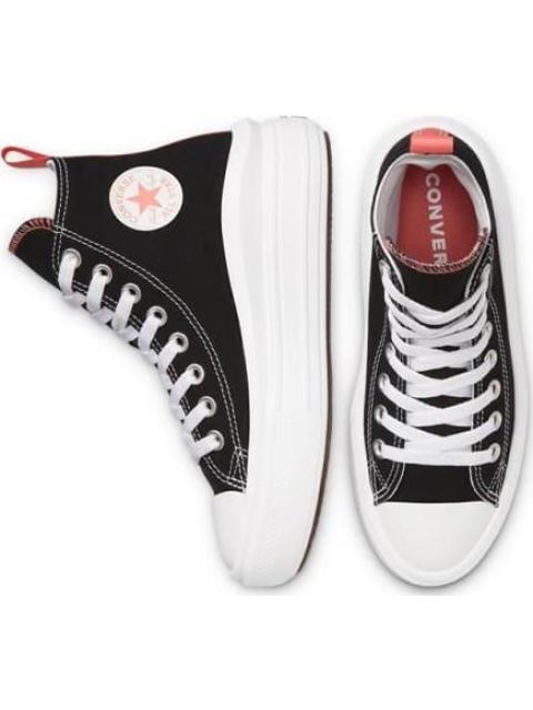 TENIS CHUCK TAYLOR ALL STAR MOVE PLATFORM NEGRO CONVERSE