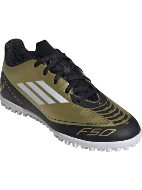 TENIS DE FUTBOL F50 CLUB TF J MESSI DORADO ADIDAS