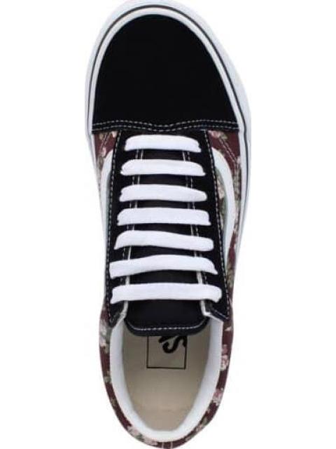 TENIS SKATE OLD SKOOL NEGRO VANS LATINO