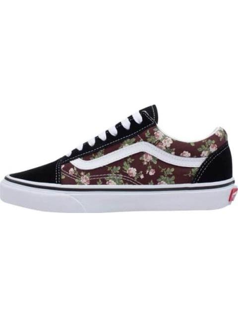 TENIS SKATE OLD SKOOL NEGRO VANS LATINO