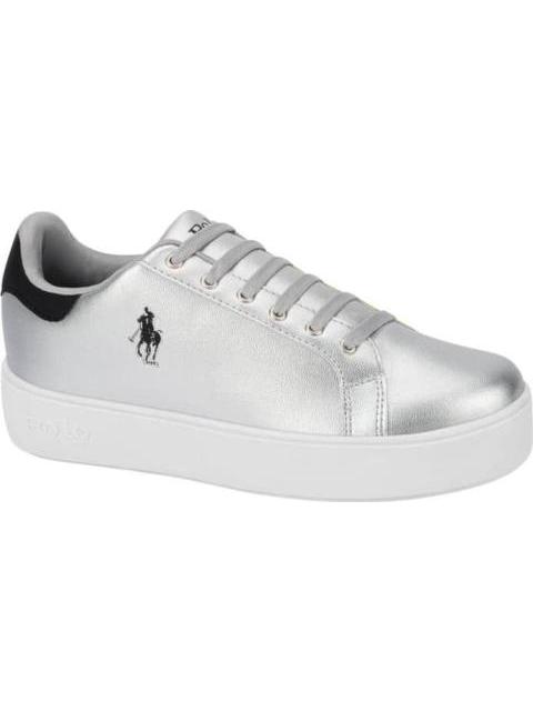 TENIS CASUAL PLATAFORMA PLATA HPC POLO