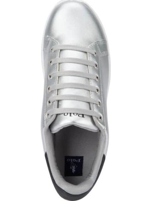 TENIS CASUAL PLATAFORMA PLATA HPC POLO