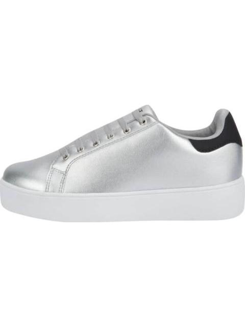 TENIS CASUAL PLATAFORMA PLATA HPC POLO