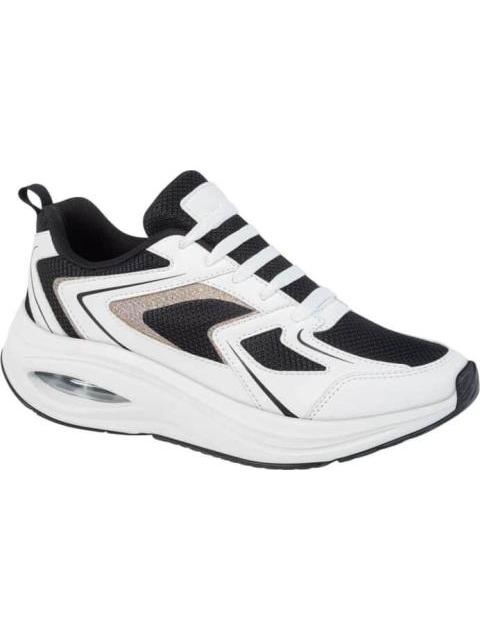 TENIS DORADO BLANCO/NEGRO NEXT CO