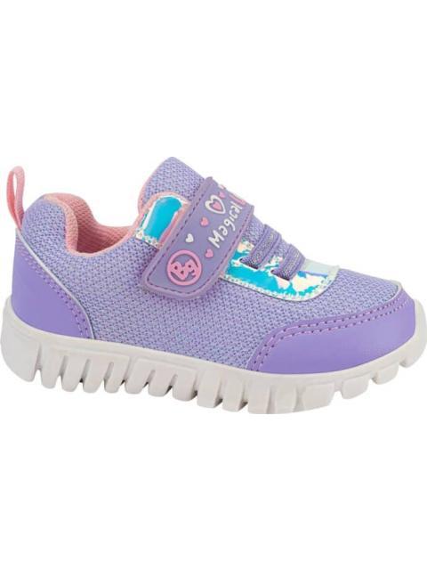 TENIS URBANO CON ELASTICO LILA BUBBLE GUMMERS
