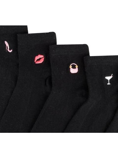 TINES SET 6 PARES UNITALLA DAMA NEGRO LOVE TO LOUNGE