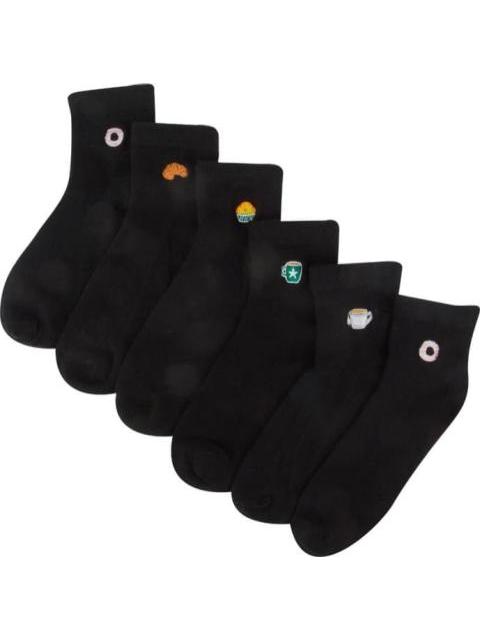 TINES SET 6 PARES UNITALLA DAMA NEGRO LOVE TO LOUNGE
