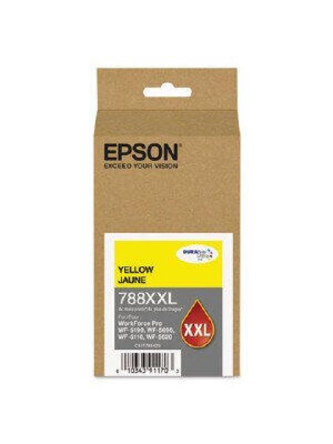 CARTUCHO TINTA EPSON 788XXL AMARILLO EXTRA ALTA CAPACIDAD WF5190-5690