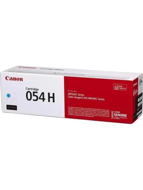 TONER CANON CARTRIDGE 054H ALTO RENDIMIENTO CIAN 2300 PAGINAS