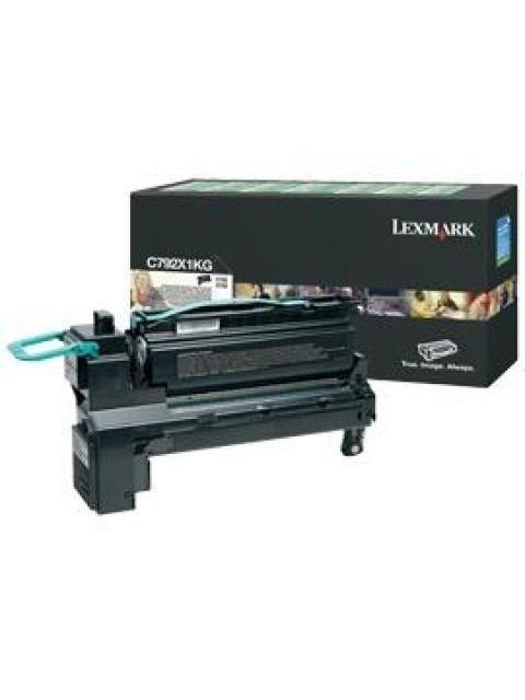TONER LEXMARK C792X1KG SUPER ALTO RENDIMIENTO NEGRO 20.000 PAGINAS