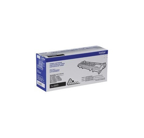TONER BROTHER TN-660 ALTO RENDIMIENTO NEGRO 2.600 PAGINAS