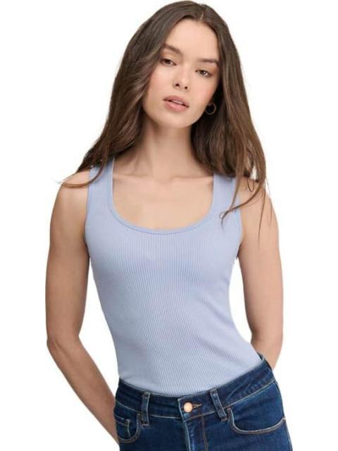 TOP ACANALADO AZUL HOLLY LAND