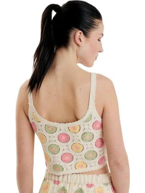TOP CROCHET BEIGE HOLLY LAND