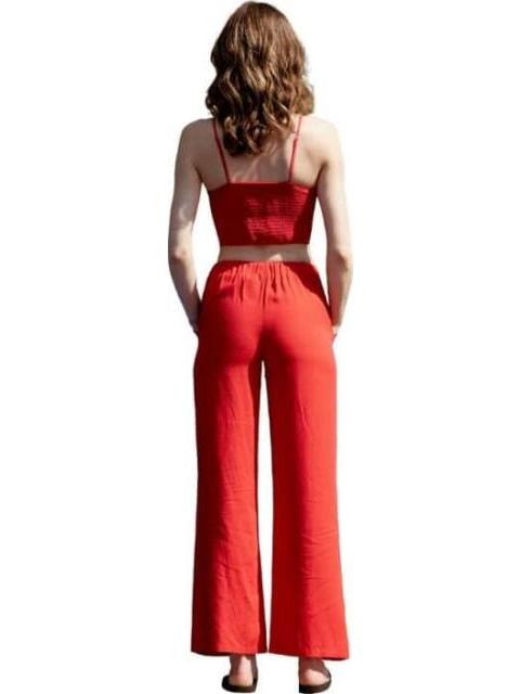 TOP CROCHET ROJO HOLLY LAND